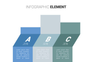 Blue and Gray Infographic: A Modern Typeface for Visual Storytelling