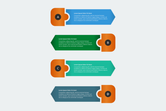 Bullets Puzzle Infographic Template: A Versatile Design Tool for Visual Storytelling