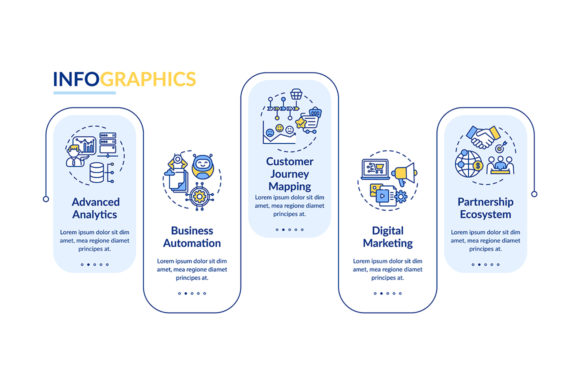 Digital Advisory Vector Infographic: Enhancing Data Visualization and Workflow Design