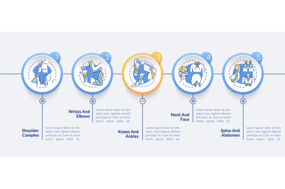 Kinesiology Taping Vector Infographic: A Visual Tool for Injury Prevention and Physiotherapy