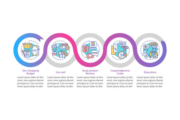 Shopping Advices Vector Infographic: A Visual Guide to Smarter Purchasing Decisions