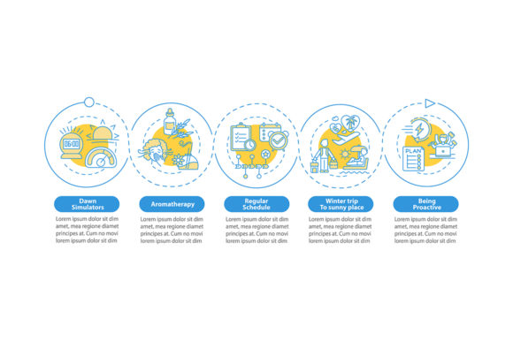 Tips to Ease Winter Blues Infographic: A Visual Guide to Staying Balanced in Cold Months