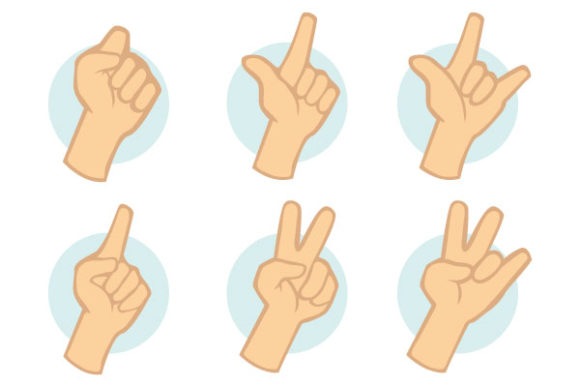 Unlock Creative Potential with the Hand Gesture Vector Design Collection and Weather Icons