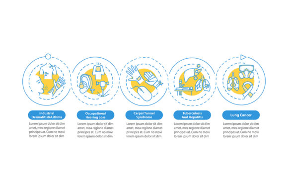 Visualizing Workplace Health Risks with Infographics