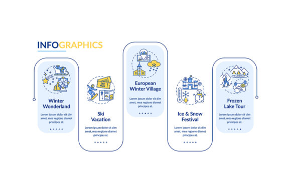 Winter Escape Infographic Template: A Creative Solution for Modern Presentations